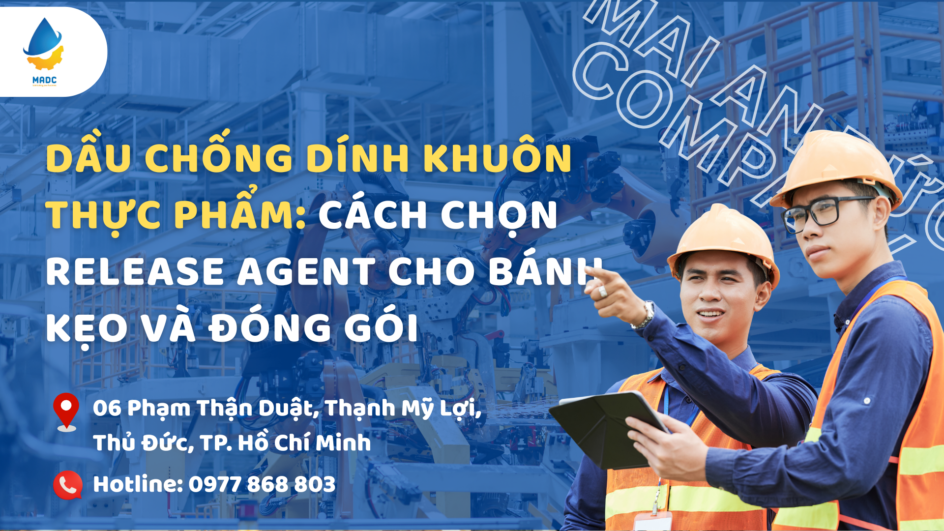 Dầu chống dính khuôn thực phẩm: Cách chọn release agent cho bánh kẹo và đóng gói
