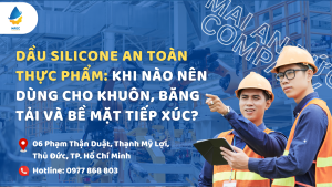 Dầu silicone an toàn thực phẩm: Khi nào nên dùng cho khuôn, băng tải và bề mặt tiếp xúc?